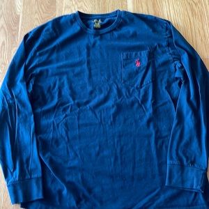 Cotton polo long sleeve t shirt